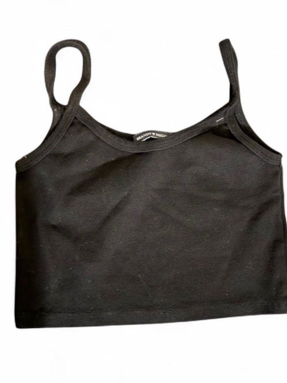 Brandy Melville Black Cropped Cami